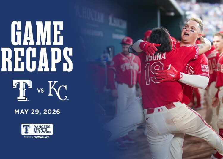 Rangers vs Royals Game Recap 5/29/2026 | Rangers Sports Network