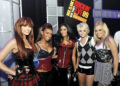 Pussycat Doll members Jessica Sutta, from left, Melody Thornton, Nicole Scherzinger, Kimberly Wyatt and Ashley Roberts appear at rehearsals for "Dick Clark's New Year's Rockin' Eve with Ryan Seacrest" in Burbank, California, on Dec. 9, 2008.