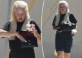 Amanda Bynes debuts new blinged-out eyebrow look during solo outing in Los Angeles