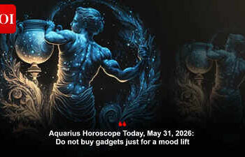Aquarius Horoscope Today, May 31, 2026: Do not buy gadgets  just for a mood lift
