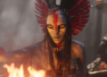 an alien warrior from a sci-fi film
