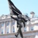 Banksy Stuns With Massive ‘Blind Patriotism’ Statue Stunt In Central London