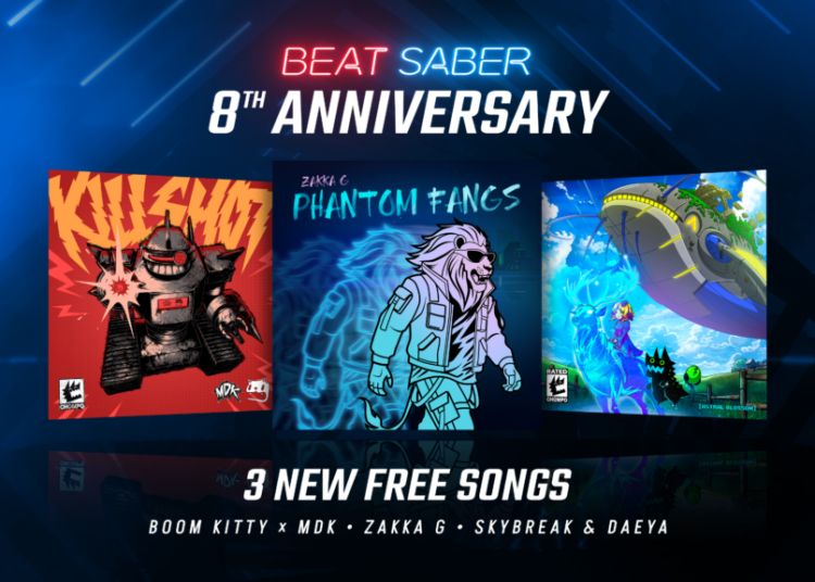 Beat Saber Drops Three Free New Songs For Its Eight Year Anniversary