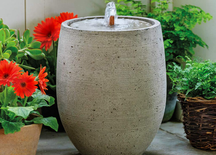 Bayou Breeze Yayla Concrete Fountain &amp; Reviews | Wayfair