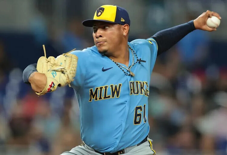Milwaukee Brewers pitcher Angel Zerpa