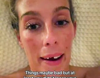 Katrina Kelly with her missing tooth.Credit: Kennedy News/@katrinakelly23
