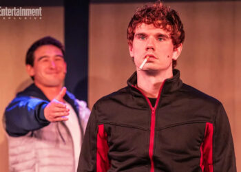 Jimin Moon and Jay Armstrong Johnson in 'Heated Rivalry: The Unauthorized Musical Parody'Credit: Matthew Murphy