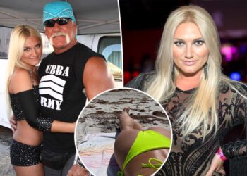 Brooke Hogan slams 'thirst trap' claims about bikini-clad tribute to dad Hulk Hogan