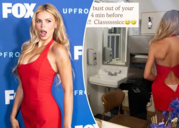 Brooks Nader narrowly avoids wardrobe malfunction minutes before 'Baywatch' reboot red carpet