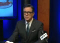 Stephen Colbert returned to Monroe, Mich., public-access TV less than 24 hours after ending his 11-year run at CBS. Youtube/The Desk
