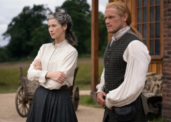 Caitríona Balfe and Sam Heughan on 'Outlander' season 8Credit: Robert Wilson/Starz