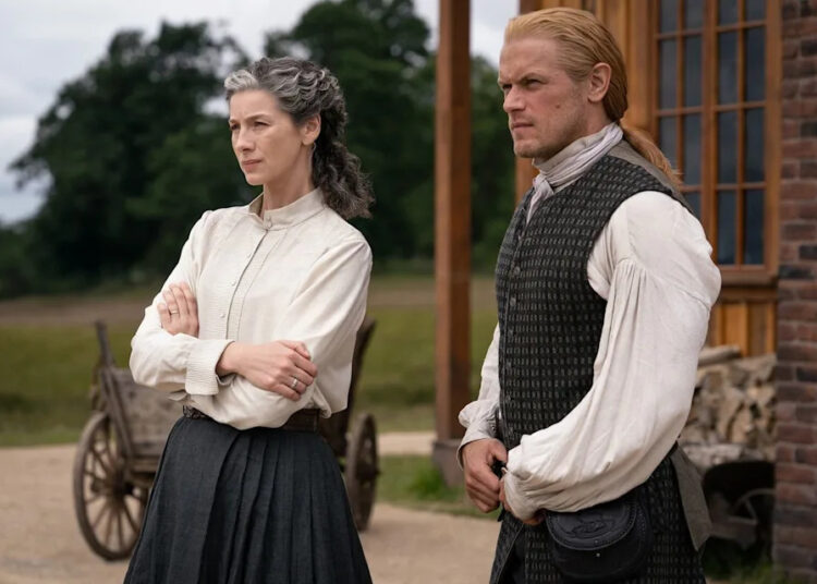 Caitríona Balfe and Sam Heughan on 'Outlander' season 8Credit: Robert Wilson/Starz
