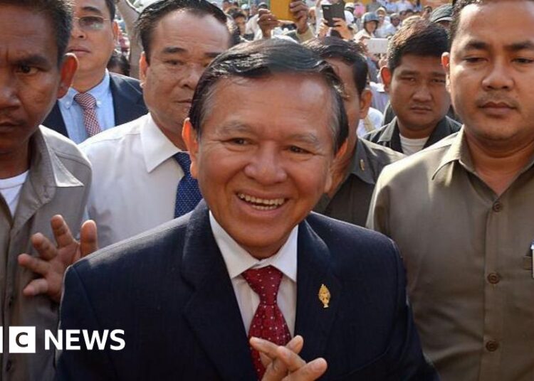 Cambodia's former opposition leader receives royal pardon for 27-year sentence