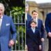 image split of prince William and king Charles