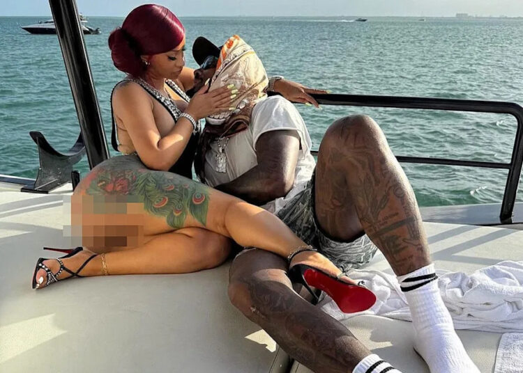 Cardi B and Stefon DiggsCredit: Cardi B/Instagram