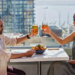 Guests enjoying drinks on The Rooftop at Carté Hotel San Diego