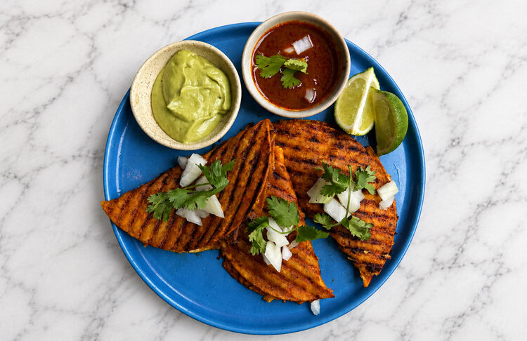 BESOS Quesabirria (pictured) is one of the many menu offerings at BESOS, celebrity Chef Matthew Kenney’s new restaurant in downtown Birmingham.