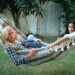 cher and gregg allman in their hammock 1977