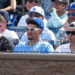Chiefs’ Patrick Mahomes catches Royals game with son Bronze
