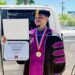 Chris Brown receives Honorary Doctor of Philosophy Degree in Visual & Performing Arts