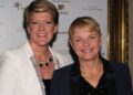 Clare Balding and Alice Arnold at the Stonewall Equality Dinner, 2015