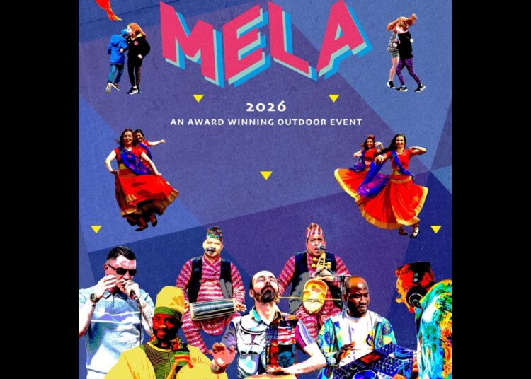 Poster for Clare Mela.