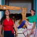 Cocanha - Photo by Amic Bedel. The two artists holding their musical instruments.