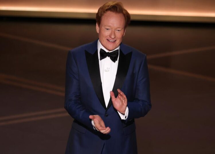 Conan O'Brien to return as Oscars host for the third time