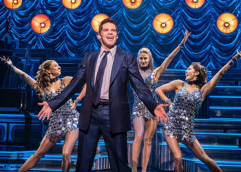 Jeremy Jordan in 'Just in Time' on BroadwayCredit: Evan Zimmerman for Murphy Made