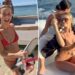'Dancing with the Stars' host Julianne Hough rocks leopard-print and snakeskin bikinis during tropical getaway in Fiji