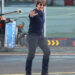 Excl - Tom Cruise touched down in London today