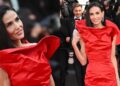 Demi Moore Sees Red in Gucci on the Cannes Film Festival Red Carpet