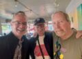 Jazz scholars and enthusiasts Rod Arroyo, left, Lars Bjorn and Jim Gallert have launched a new website, detroitjazzhistory.com. (Photo courtesy of Rod Arroyo)