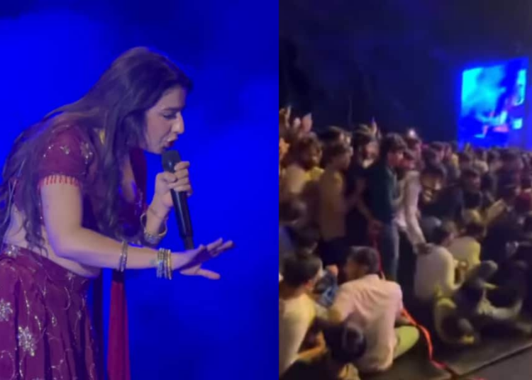 Dhurandhar Singer Jasmine Sandlas Stops Dehradun Concert Midway After Barricade Collapses: WATCH