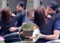 Dianna Russini kisses husband on Mother's Day as pair seen for first time since Mike Vrabel scandal