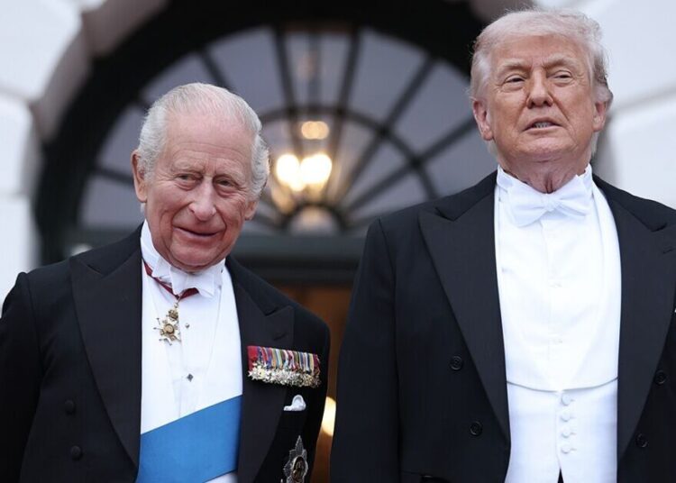 Donald Trump brags about King Charles's praise after US state visit | Royal | News