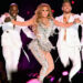 Jennifer Lopez performs onstage at Super Bowl