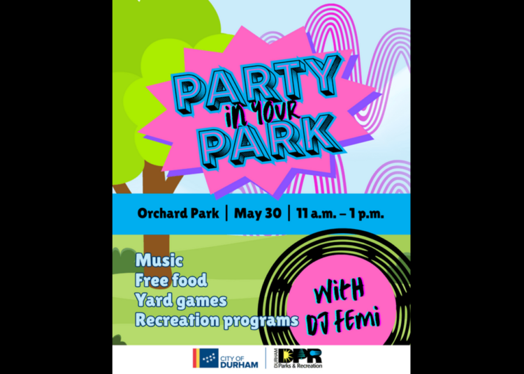 Durham Parks and Recreation | Free "Party in YOUR Park" event brings music and fun to Orchard Park