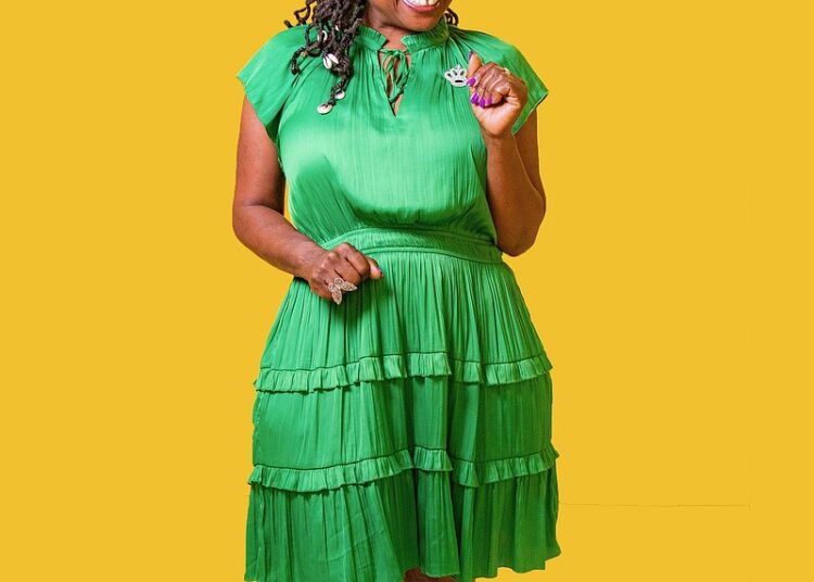 Langiappe, featuring jazz singer Genine LaTrice Perez, performs for Jazz in the Garden, part of the annual Artosphere Festival, Tuesday at Botanical Garden of the Ozarks in Fayetteville. 
(Special to the Democrat-Gazette)
