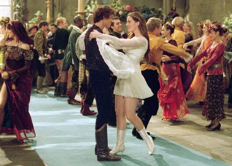 Hugh Dancy (left) and Anne Hathaway in 'Ella Enchanted'Credit: Moviestore/Shutterstock