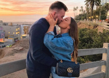 Evan McClintock and Hailie Jade kissingCredit: Hailie Jade/Instagram