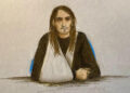 Court artist sketch by Elizabeth Cook of Alex Jenkinson appearing at Westminster Magistrates' Court, London on May 8, 2026.Credit: Alamy