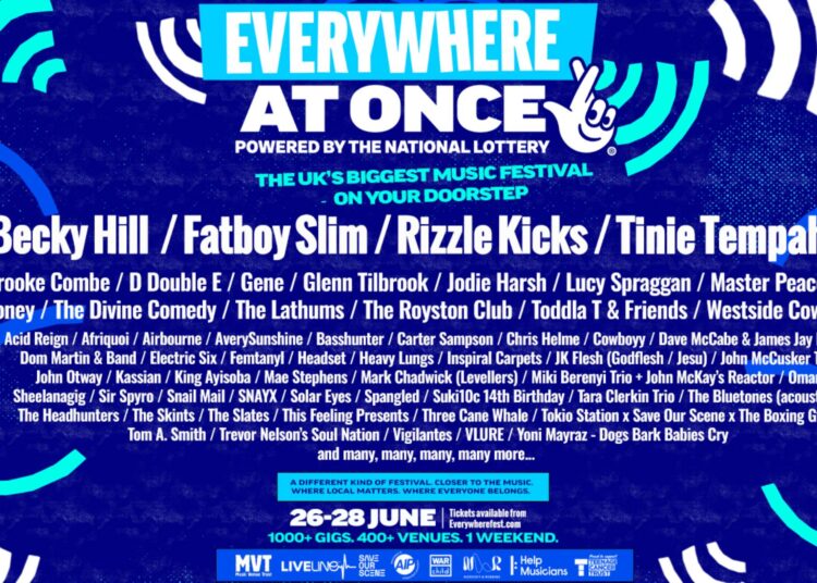 Fatboy Slim, Lucy Spraggan, Gene, D Double E and Westside Cowboy lead latest huge names joining nationwide Everywhere At Once ‘Glastonbury replacement’ festival