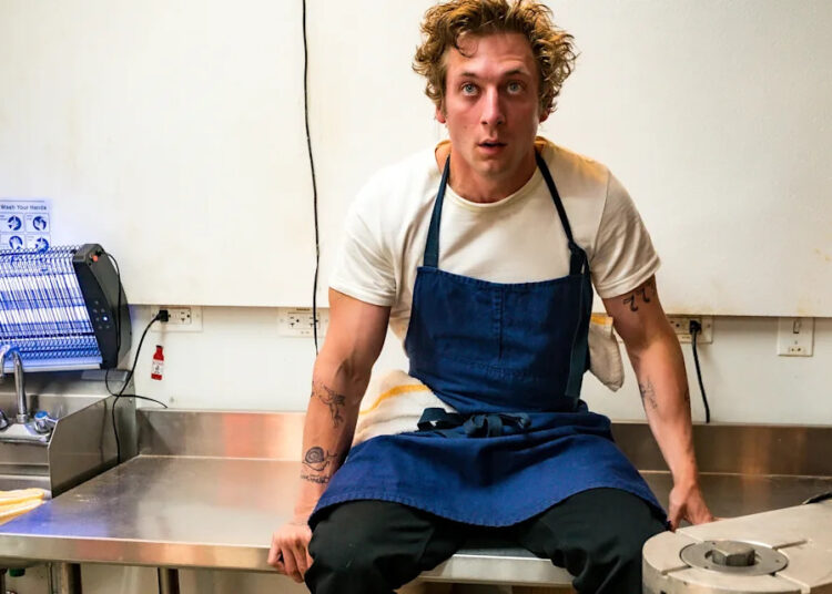 Jeremy Allen White as Carmen “Carmy” Berzatto in season 1 of The Bear.