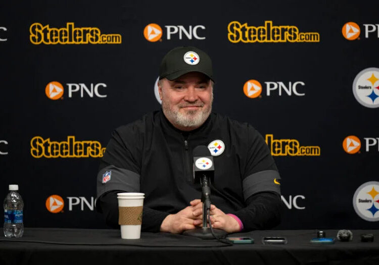 Pittsburgh Steelers head coach Mike McCarthy and general manager Omar Khan speak at a press conference at the UPMC Rooney Sports Complex before the NFL Draft on Sunday, April 19, 2026 in <a class="link " href="https://sports.yahoo.com/nfl/teams/pittsburgh/" data-i13n="sec:content-canvas;subsec:anchor_text;elm:context_link" data-ylk="slk:Pittsburgh;sec:content-canvas;subsec:anchor_text;elm:context_link;itc:0" data-yga="{"yLinkElement":"context_link","yModuleName":"content-canvas","yLinkText":"Pittsburgh","ySubModuleName":"anchor_text","yHasCommerce":false}">Pittsburgh</a>, PA. (Taylor Ollason / Pittsburgh Steelers)