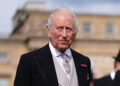 King Charles at a Buckingham Palace garden party