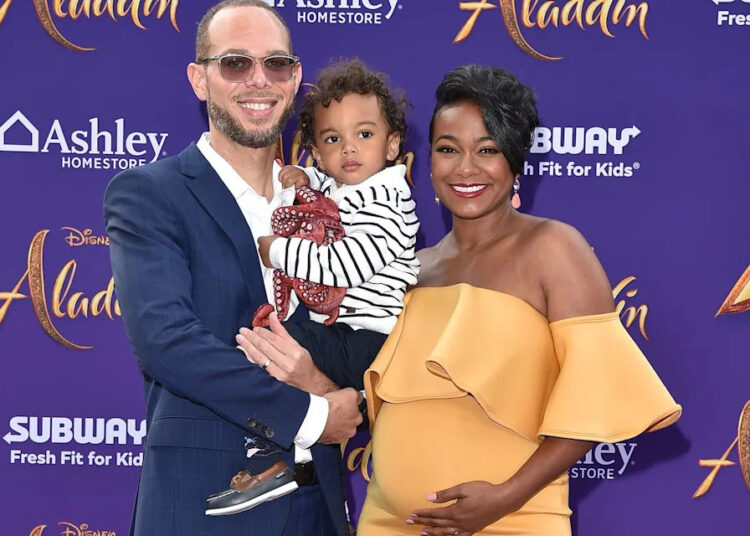 Vaughn Rasberry, Edward Aszard Rasberry, and Tatyana Ali in 2019Credit: Bauer-Griffin/FilmMagic