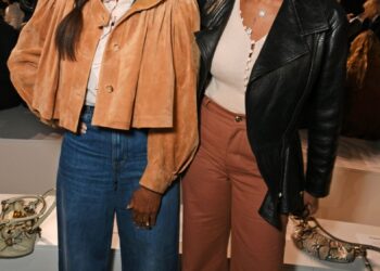 Oprah Winfrey and Gayle King attend the ChloÃ© show during Paris Fashion Week Womenswear Fall/Winter 2026-2027 on March 5, 2026 in Paris