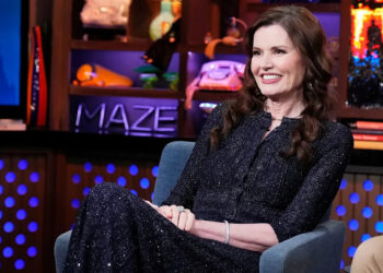Geena Davis on 'Watch What Happens Live with Andy Cohen'Credit: Charles Sykes/Bravo
