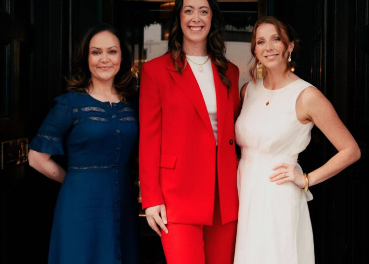 Our hosts of A Right Royal Podcast - Emily Nash, Andrea Caamano and Emmy Griffiths